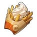 Potato Fries Sundae