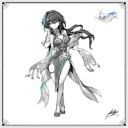 1st Anniversary Ruan Mei Fan Artwork Official Twitter Post Art by PT_CROW