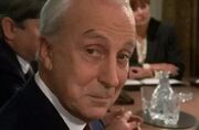 Francis Urquhart breaking the fourth wall