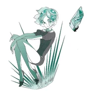 CardArtPhosphophyllite.jpg (279 KB) Art from the volume 4 special edition playing cards