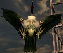 A lone Mokin swooping down upon the player.