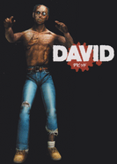 David artwork from The House of the Dead 2's Japanese Perfect Guide.