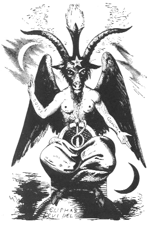 Gothic Baphomet in Hell Black Panty, Monsterdam