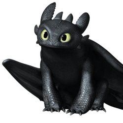 Quel est le nom du dragon noir dans Dragon ?