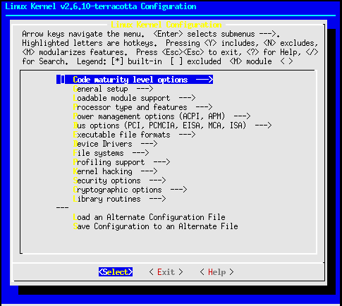 Linux-2.6.10-menuconfig--main