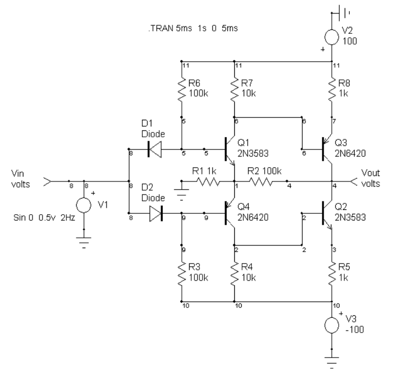 Op-amp voltage booster schematic 200Vpp.png