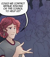 Casey discussing about the council