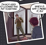 Katherine S.: Elias dressed up