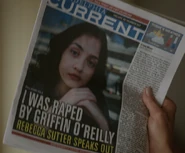 Rebecca violated the gag order by telling reporters Griffin raped her.