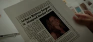 Article seen in Wes' apartment