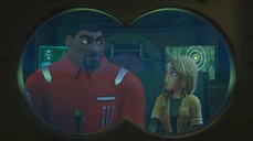 Olivia Kullersen and Philip Baker (S1E6)