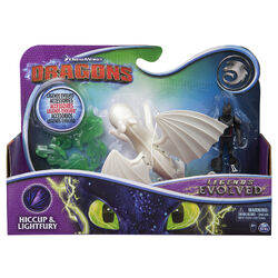 Light fury and hiccup toy hot sale