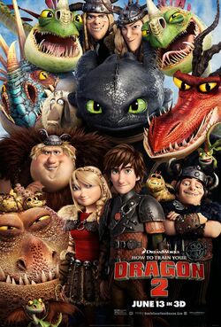 how to train your dragon 2 dragons poster