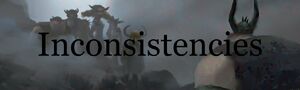 Inconsistencies banner