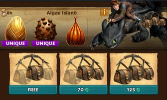 Algae Island (Hookfang & Grump)