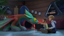 Alex, Tom, and Featherhide in S1