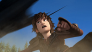 Hiccup watch after Toothless