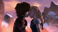 Hiccup and Astrid kissing Shell Fire, Part 2