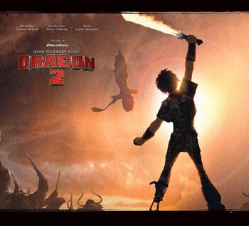 Front cover of The Art of How to Train Your Dragon 2 book