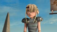 Astrid disgusted by Hiccup's gloating
