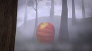 A pumpkin coming towards Burple