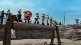 Ready for the log roll event