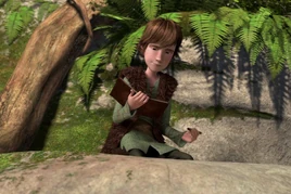 Hiccup's journal in hand