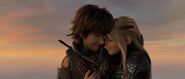 Astrid and Hiccup putting their heads together THW