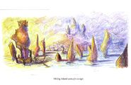 Viking island concept design by Darren Webb