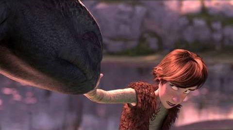 how to train your dragon dragon book scene