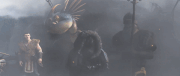 Toothless plays with the sparks.gif
