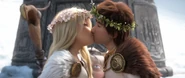 Astrid and Hiccup kiss during their wedding.jpg (160 KB)