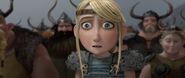 Astrid starting to cry when she thinks Hiccup is dead