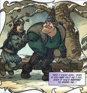 Smulder with Gobber at a younger age