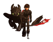 Hiccup and Toothless Httyd 3 render