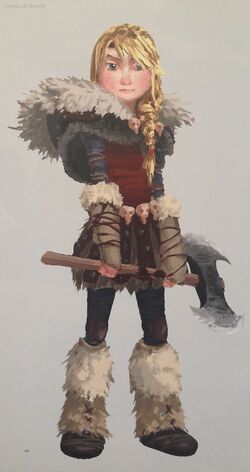 how to train your dragon concept art astrid