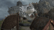 Its dense scales protect it from harm while it launches waves of explosive fireballs