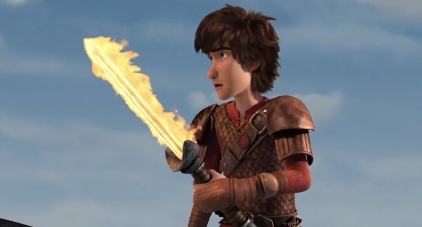how to train your dragon 2 hiccup fire sword