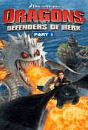 Screaming Death on Dragons: Defenders of Berk Part 1 DVD Cover