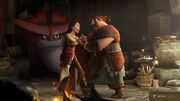 Stoick, Valka, & Cloudjumper