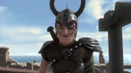 Dagur after throwing a knife at Hiccup in Twinsanity