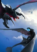 Toothless and Deathgripper fighting.jpg (122 KB)