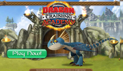 Dragon Training Academy Start Screen