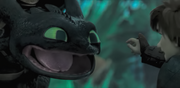 Toothless, free of the Alpha's control