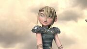 Astrid proud of Hiccup