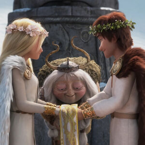 Gallery Wedding Of Astrid Hofferson And Hiccup Horrendous Haddock Iii How To Train Your Dragon Wiki Fandom Hiccup also shared one with astrid at the end of the second film after he and toothless had defeated drago and his bewilderbeast. wedding of astrid hofferson and hiccup