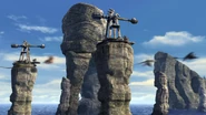 Catapults in "Something Rotten on Berserker Island"