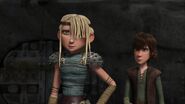 Hiccup and Astrid confused