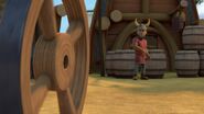 HM - The wagon wheel headed at a villager