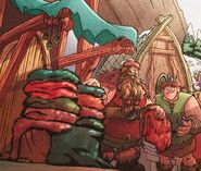 The Northlanders trade in colorful furs